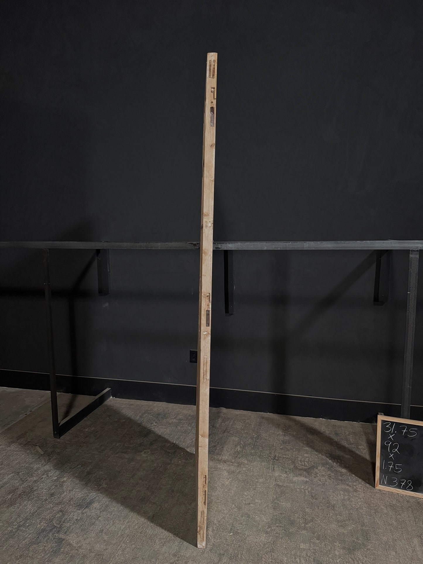 Antique Obscured Glass 12 Lite Single Door - 31.75x92 - N378