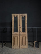 Antique Carved Double Doors - 42.5x96 - N313