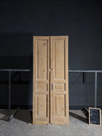 Antique 3 Panel Solid Double Doors - 39.5x97.5 - N595