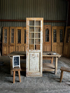 European Antique Glass Pane Door - 24x89 A79