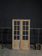 Antique Glass 4 Lite French Doors - 46.5x82 - N311