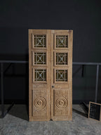 Antique Iron French Doors - 43.5x91.25 - N41