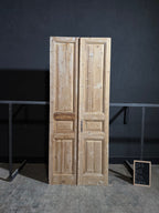 Antique 3 Panel Solid Double Doors - 43.5x105 - N243