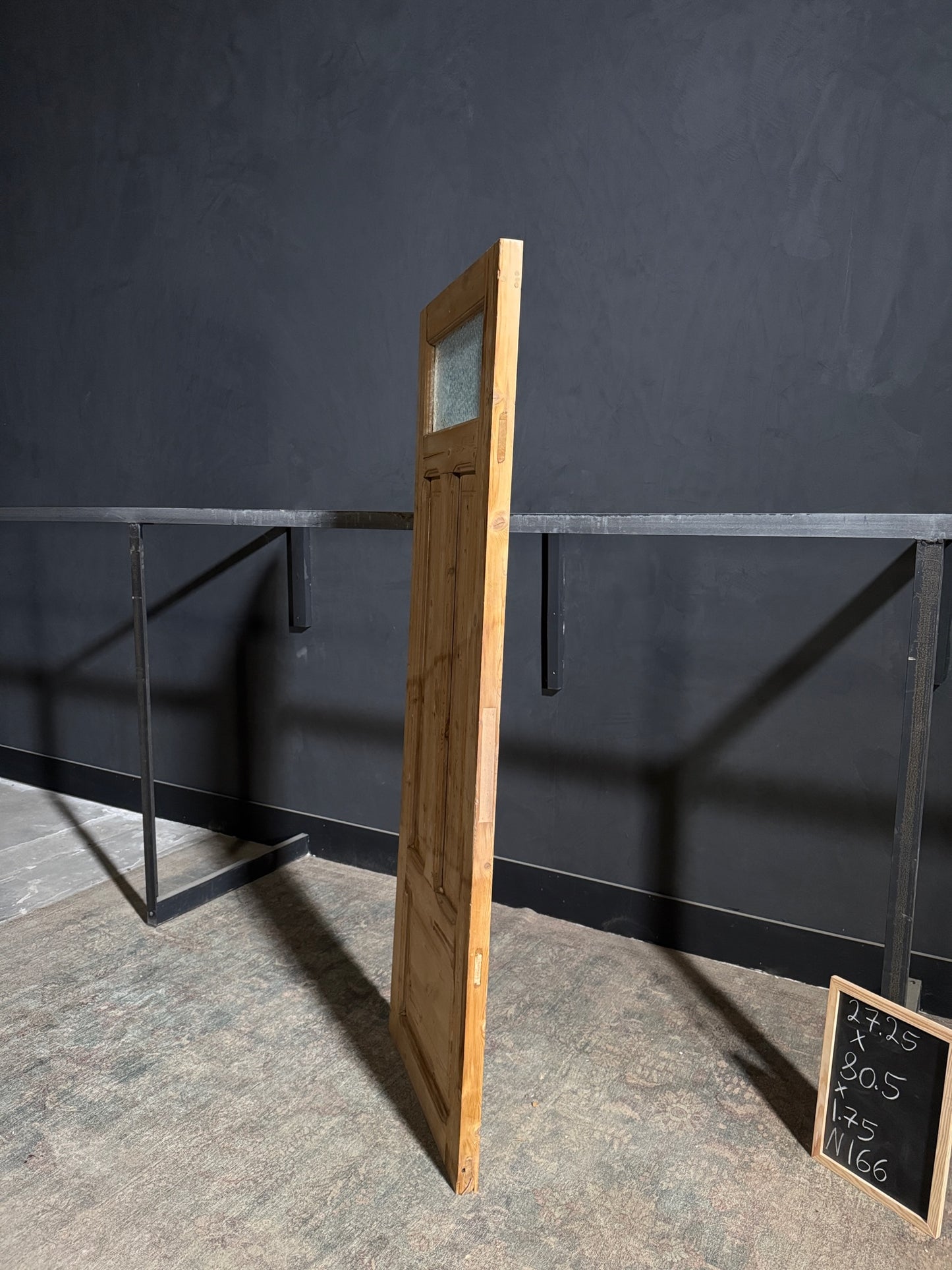 Antique Obscured Glass 1 Lite Single Door - 27.25x80.5 - N166