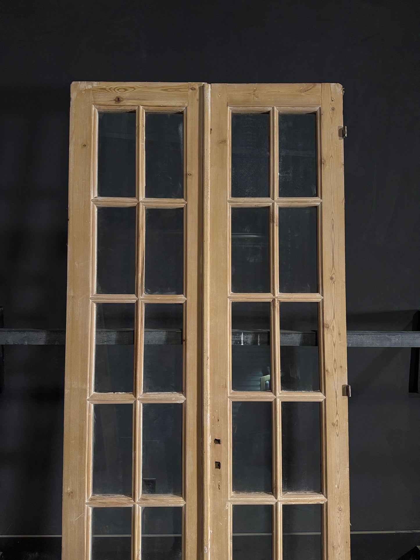 Antique Glass 10 Lite French Doors - 38.5x95.5 - N547