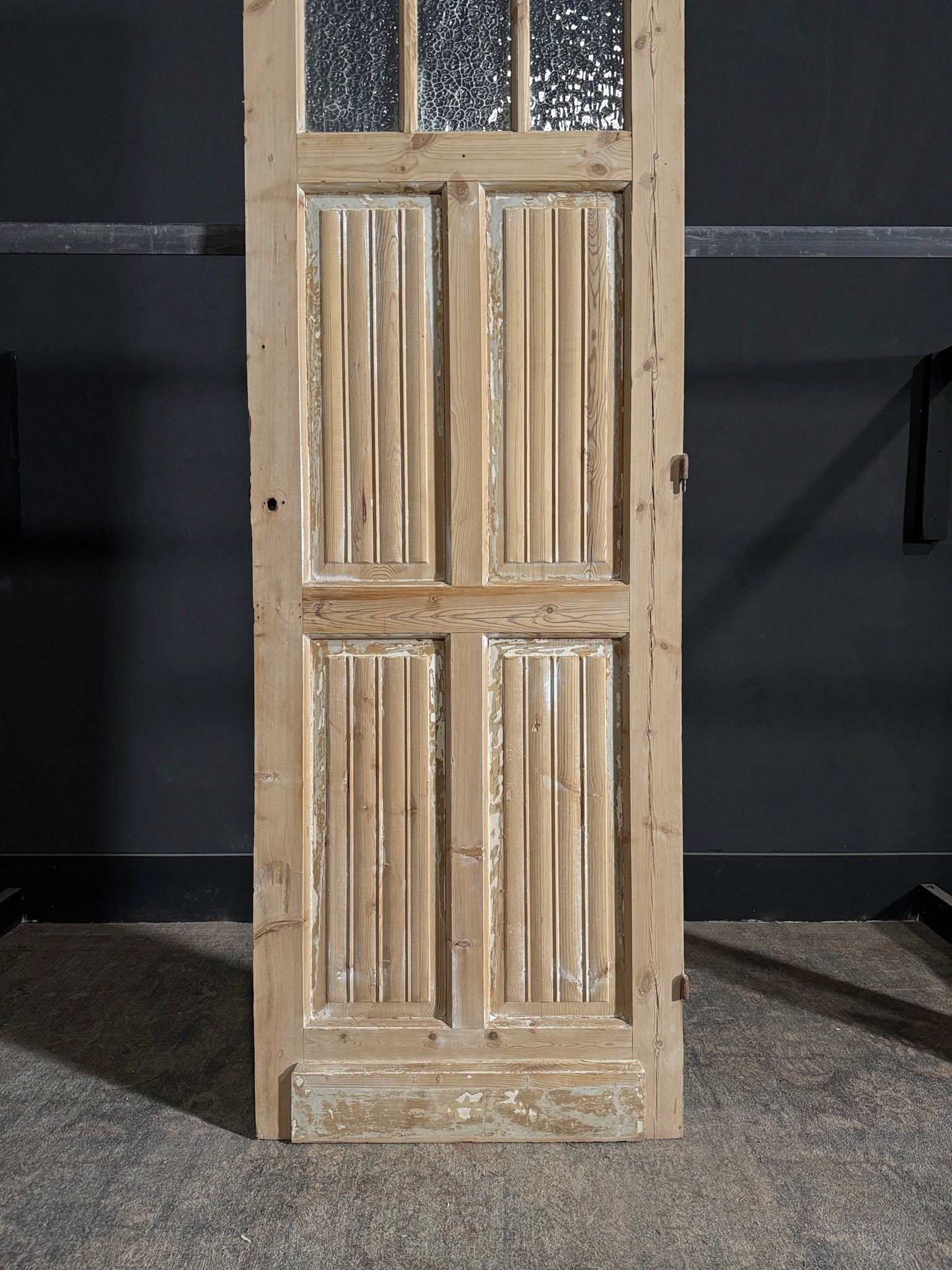 Antique Fluted 3 Lite Single Door - 28x84 - N113