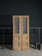 Antique Iron French Doors - 43.5x92.5 - N562