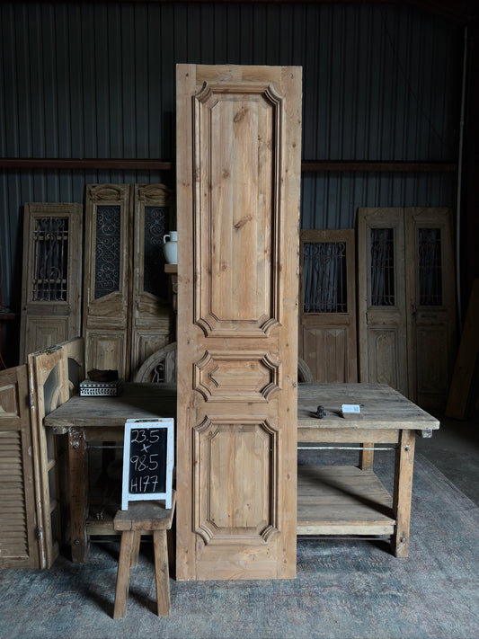 (The Edmund) Handcrafted Solid Wood Single Door - 24x96 H177