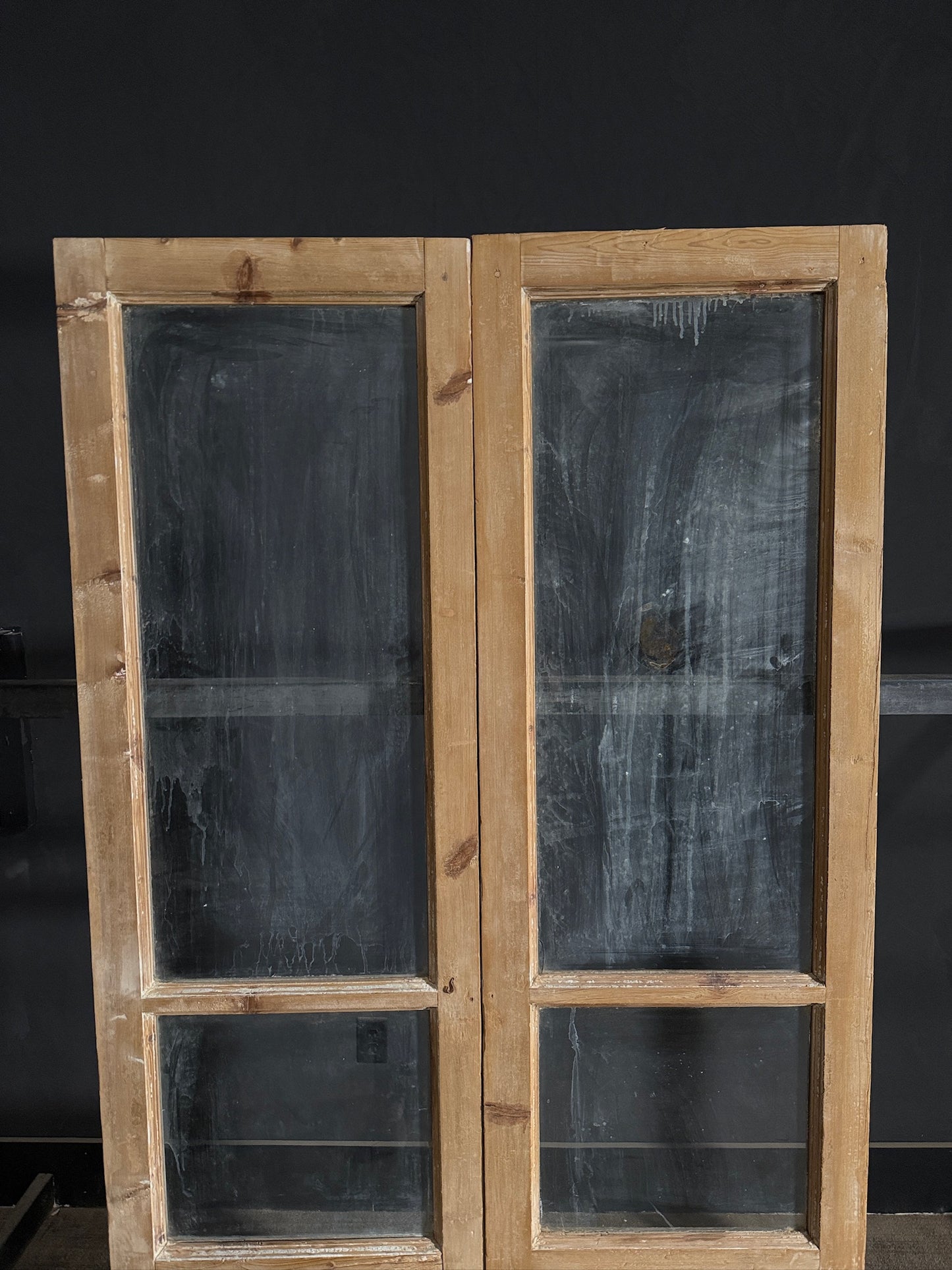 Antique Glass French Doors - 43.75x83.5 - N494