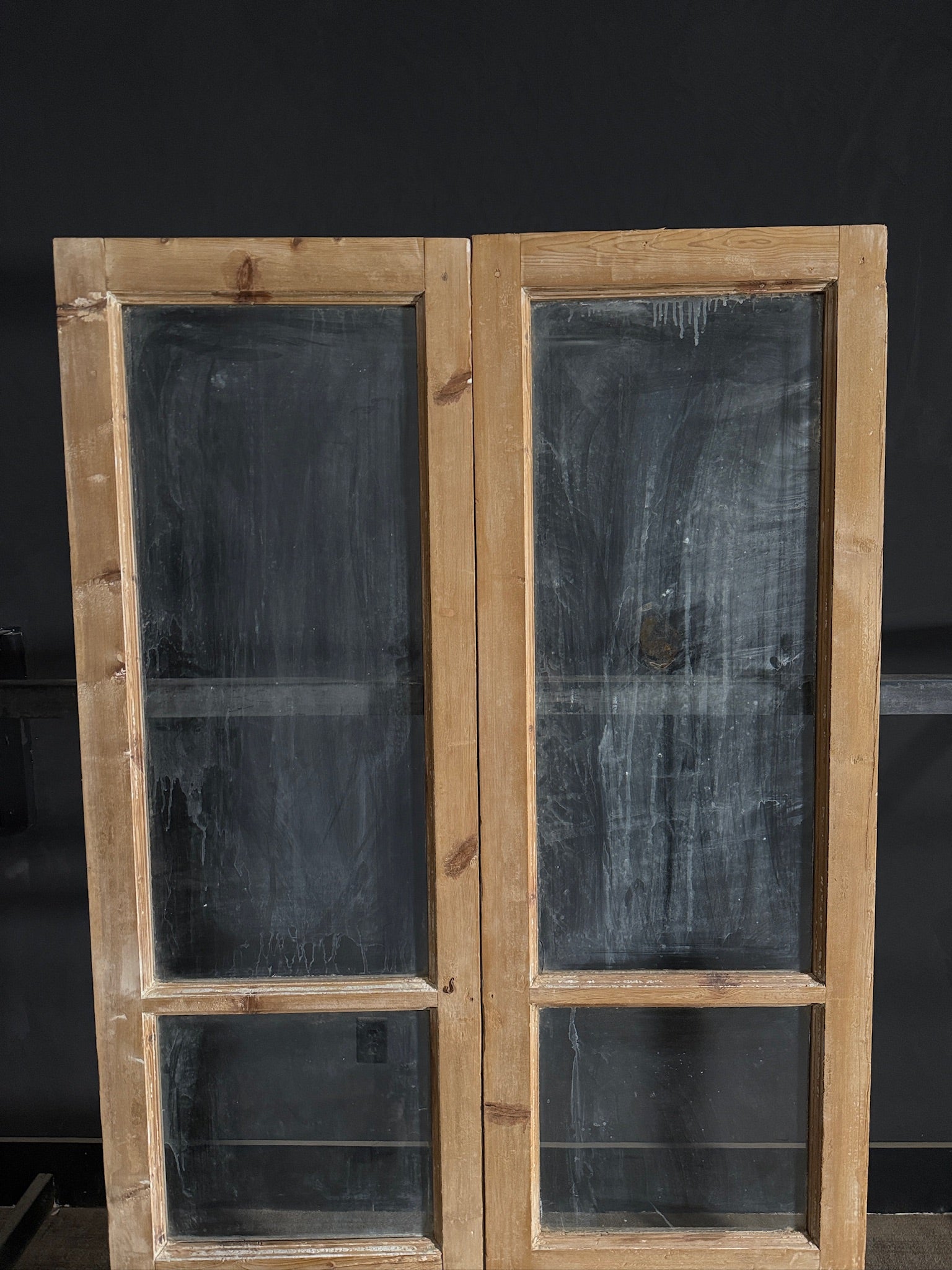 Antique Glass French Doors - 43.75x83.5 - N494