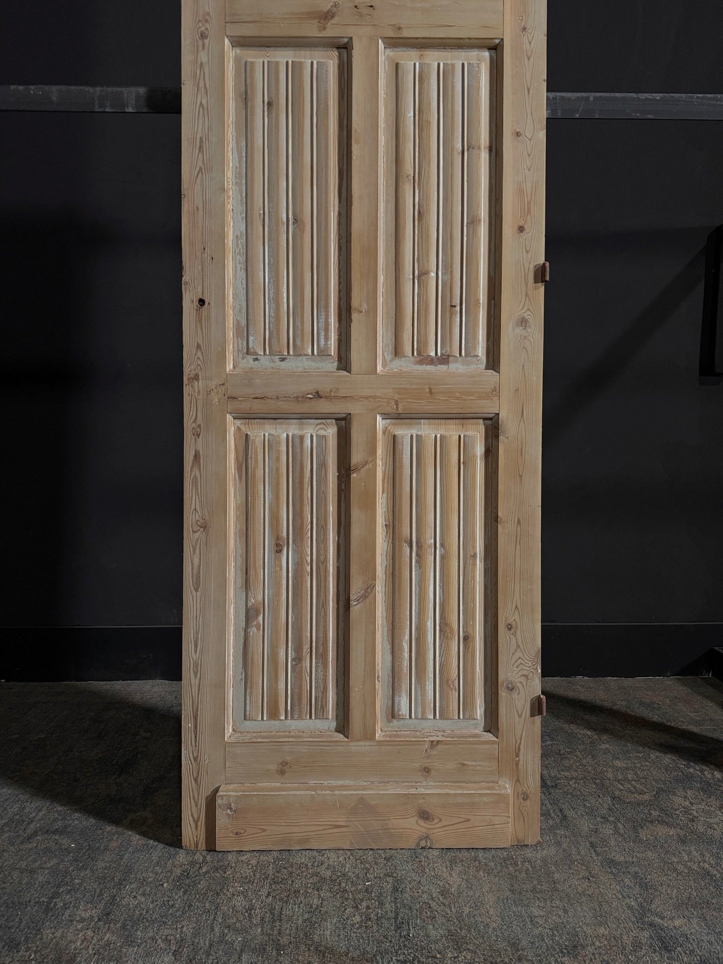 Antique Obscured Glass 3 Lite Door - 28.25x85.25 - N52