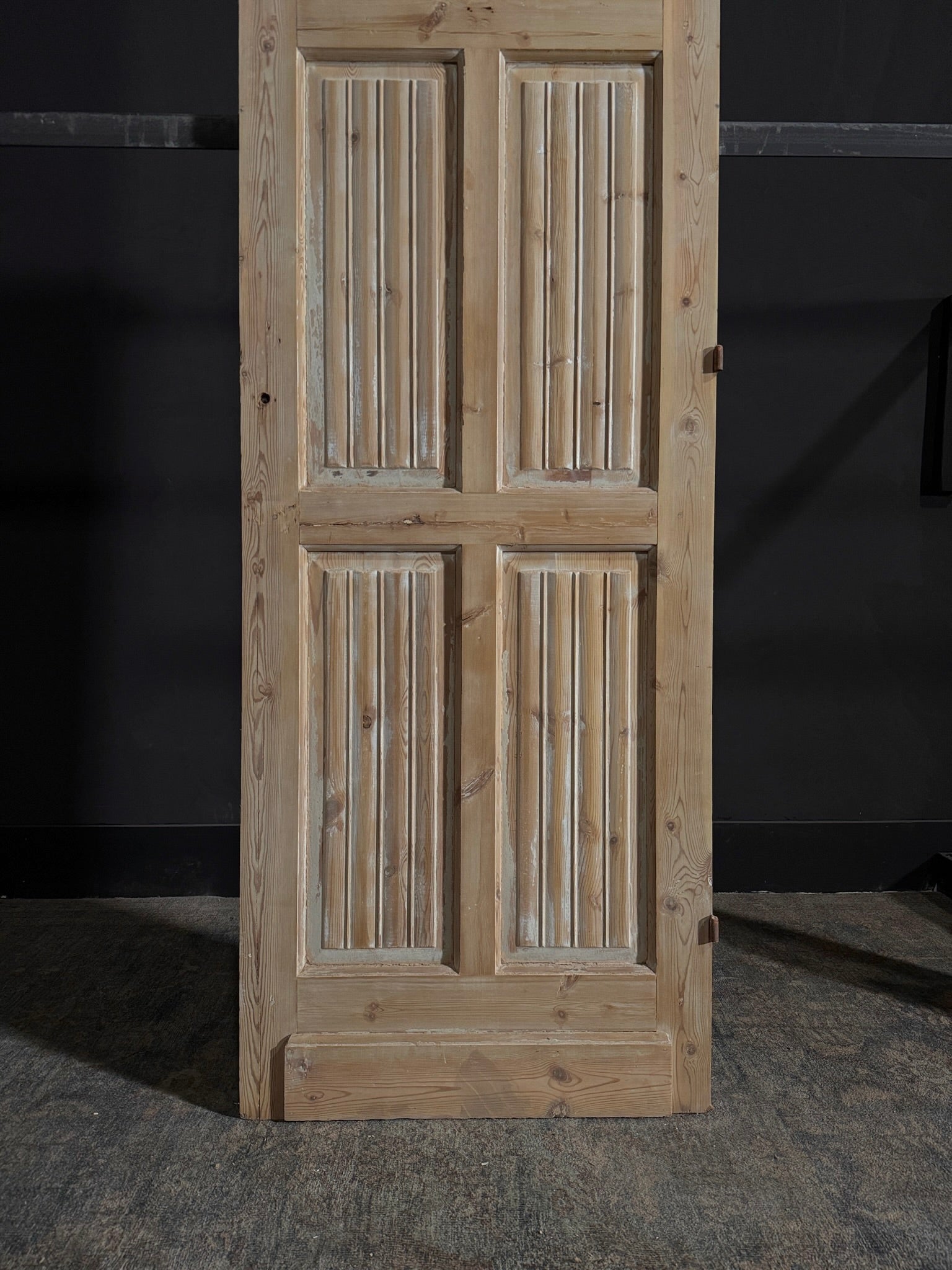 Antique Obscured Glass 3 Lite Door - 28.25x85.25 - N52