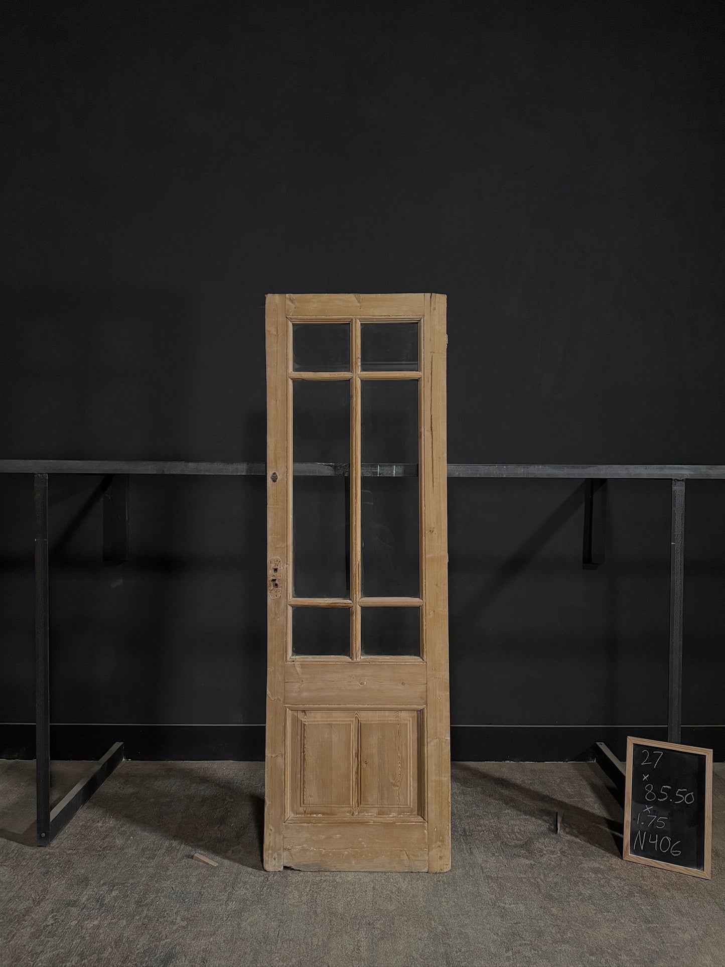 Antique Glass 6 Lite Single Door - 27x85.5 - N406