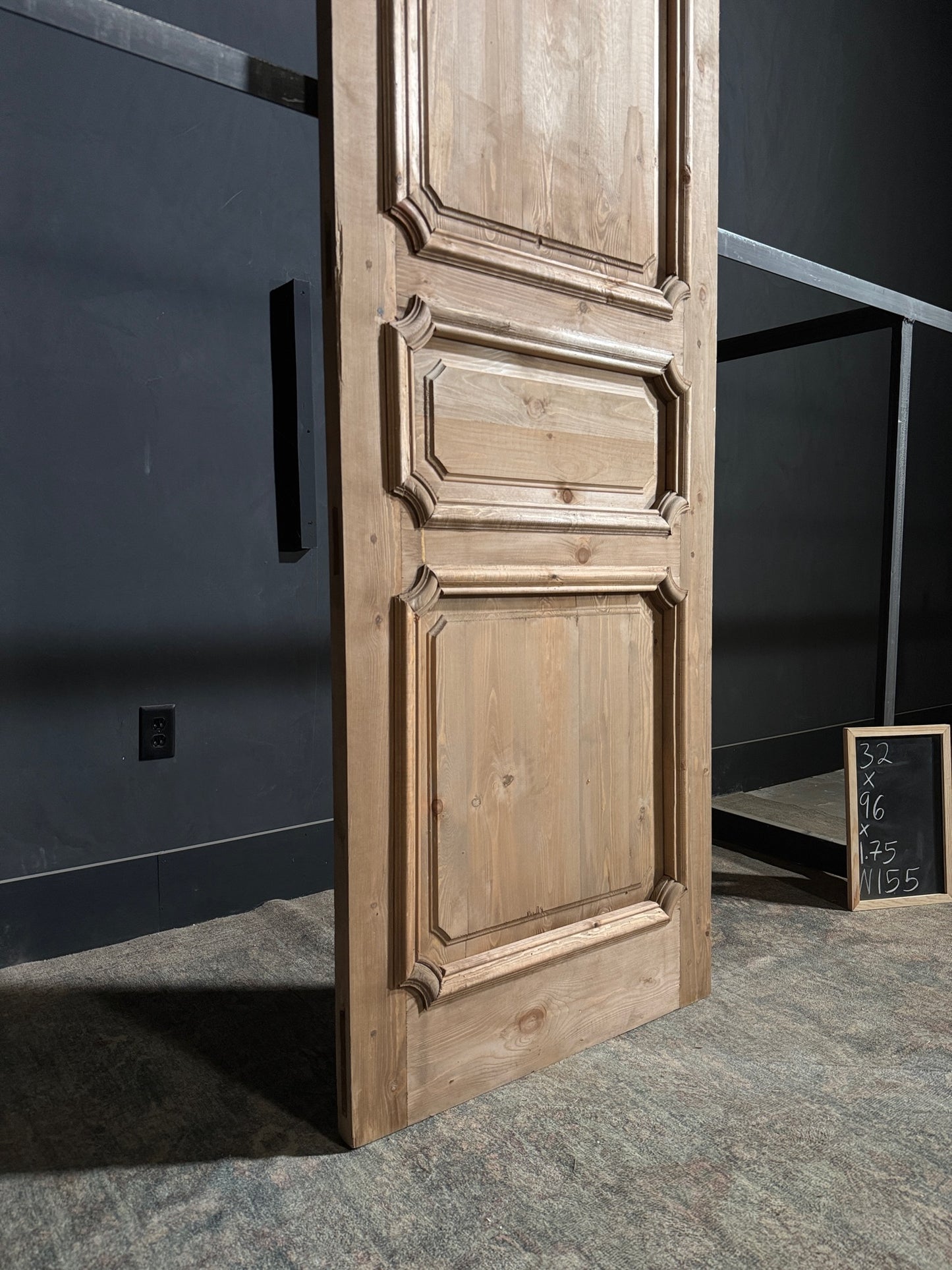 (The Edmund) Handcrafted Solid Wood Single Door - 32x96 - N155