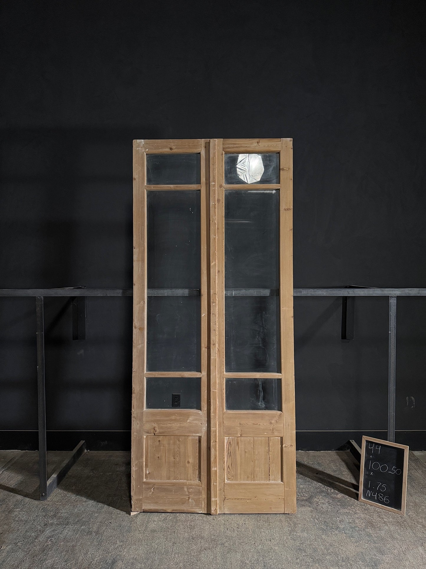 Antique Glass French Doors - 44x100.5 - N486