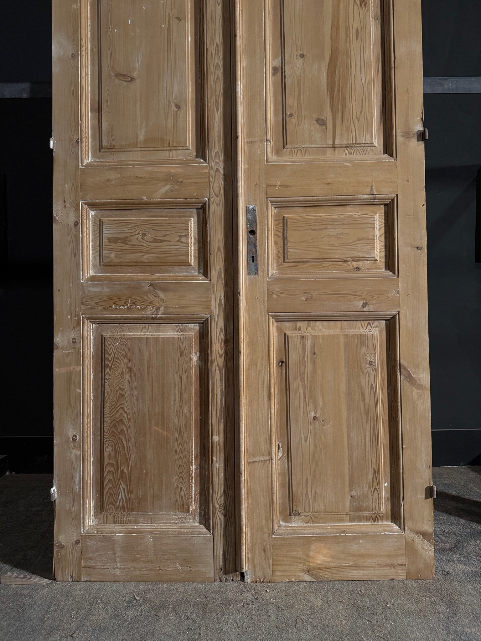 Antique Solid Double Doors - 44x96 - N564