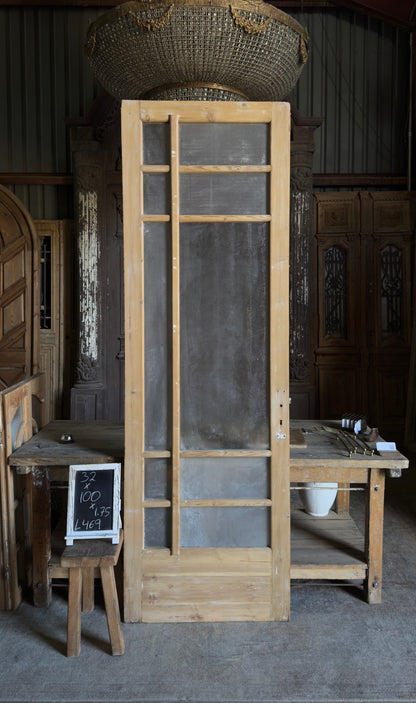 10 Lite Unique Antique Glass Single Door - 32x100 - L469