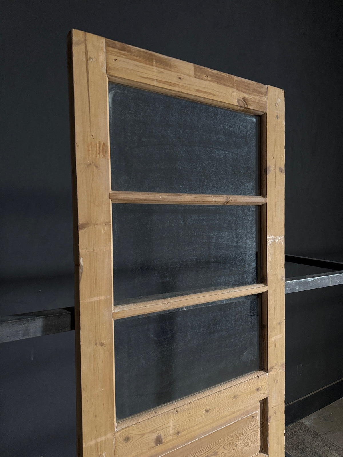 Antique Glass 3 Lite Single Door - 31.5x88.5 - N516