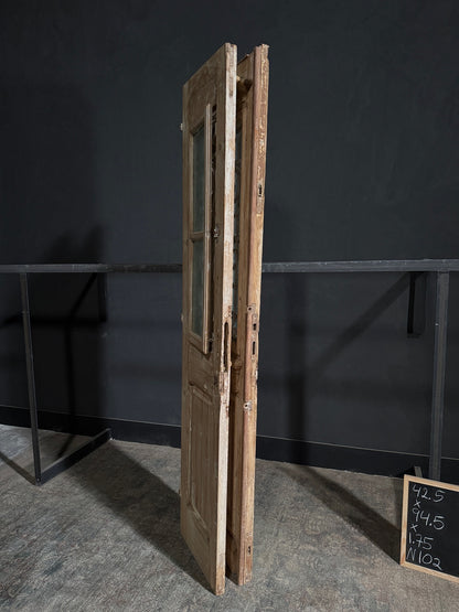Antique Iron French Doors - 42.5x94.5 - N102