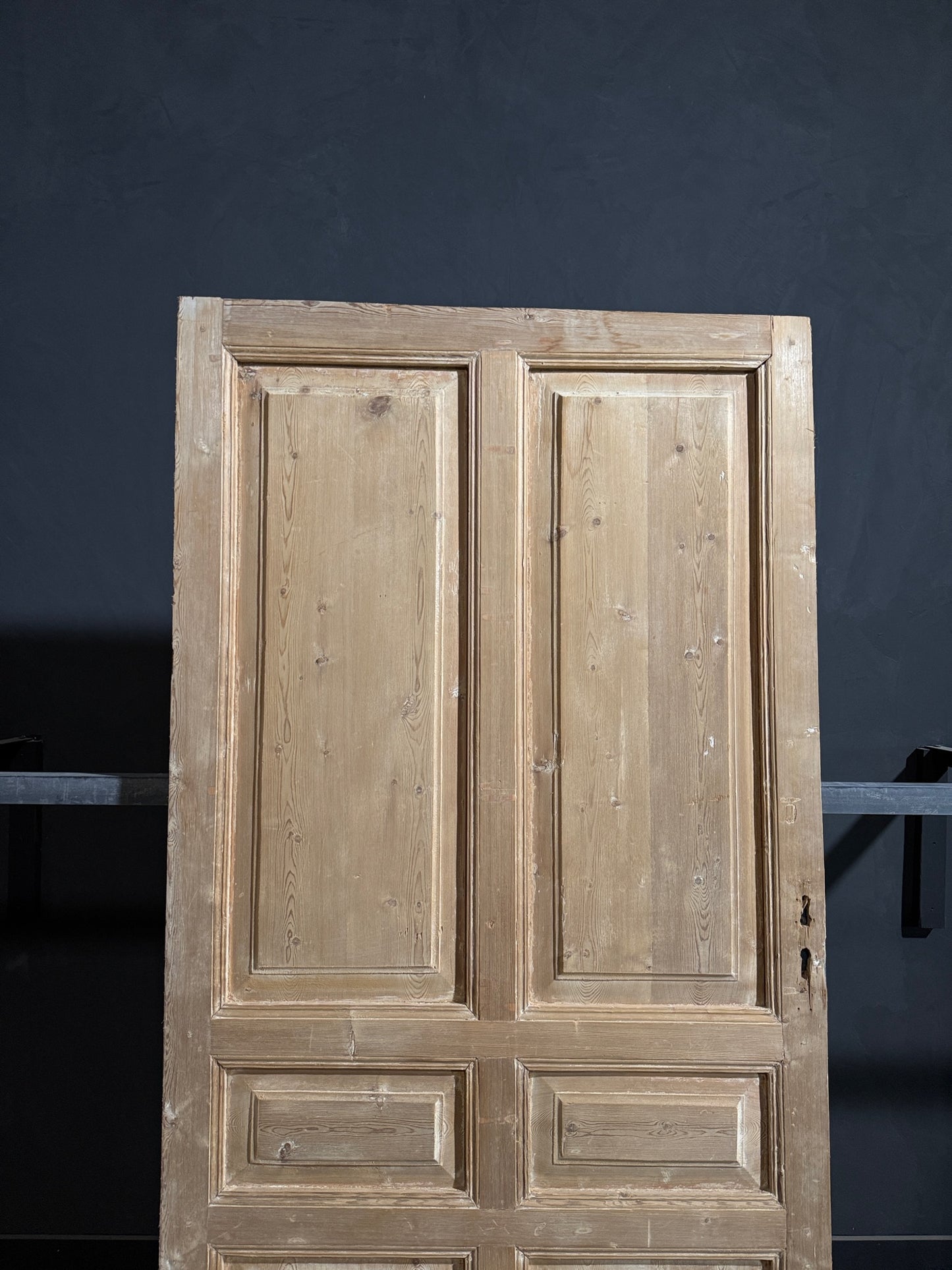 Antique 6 Panel Solid Single Door - 44.5x92.75 - N268