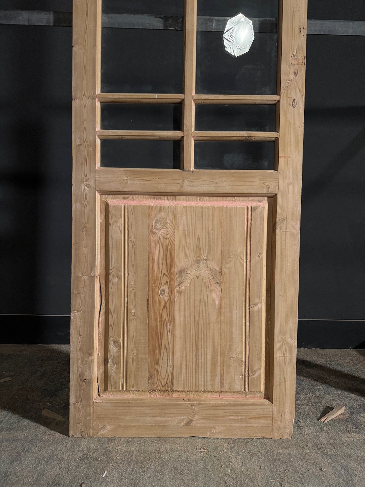Antique Glass Single Door - 31.75x80.75 - N434