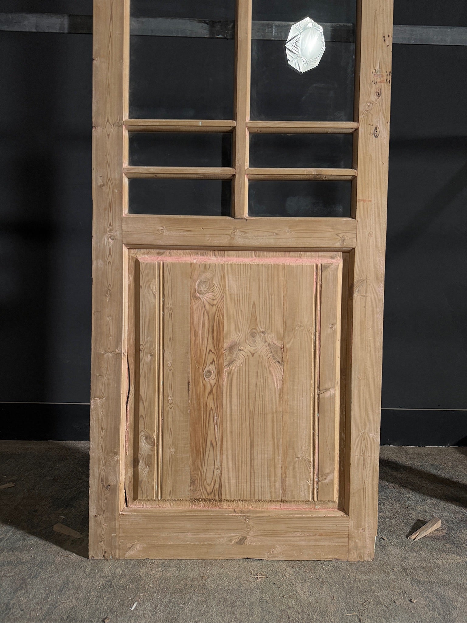Antique Glass Single Door - 31.75x80.75 - N434