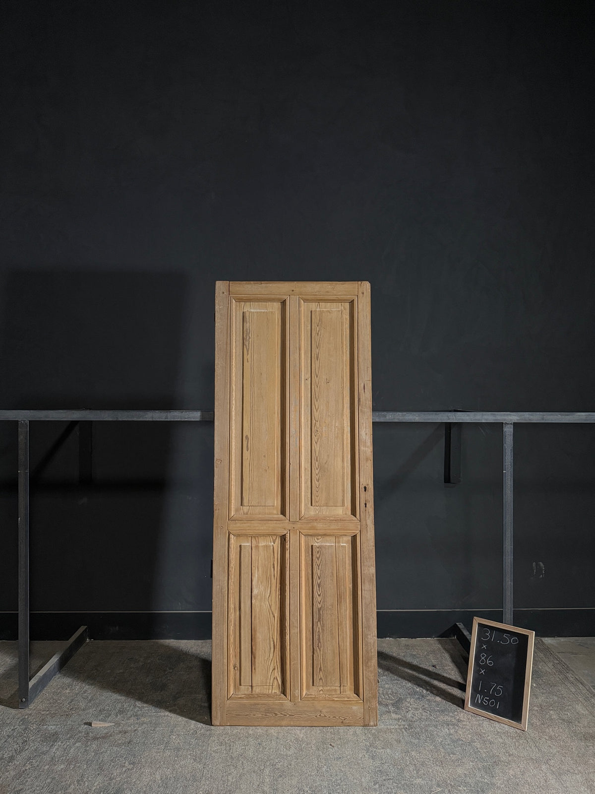 Antique 4 Panel Solid Single Door - 31.5x86 - N501