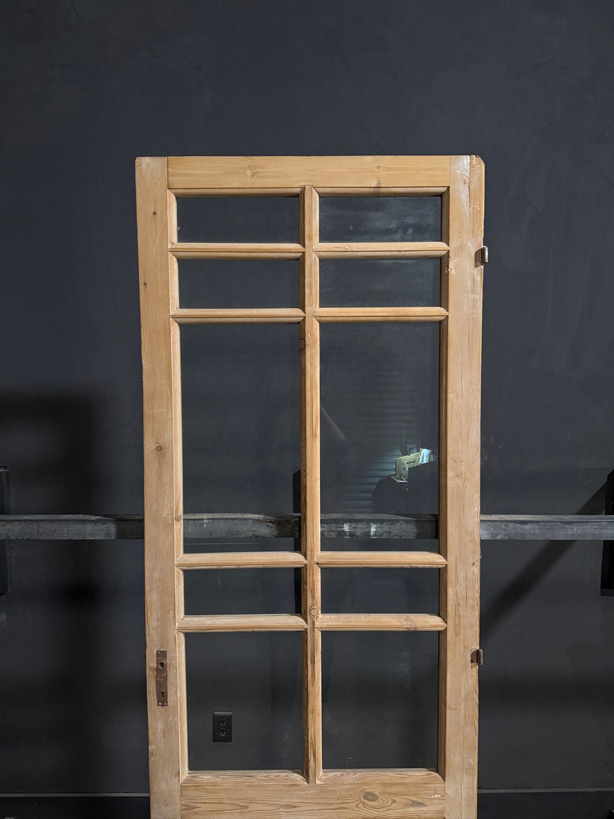 Antique Glass 10 Lite Single Door - 31.5x93.25 - N675