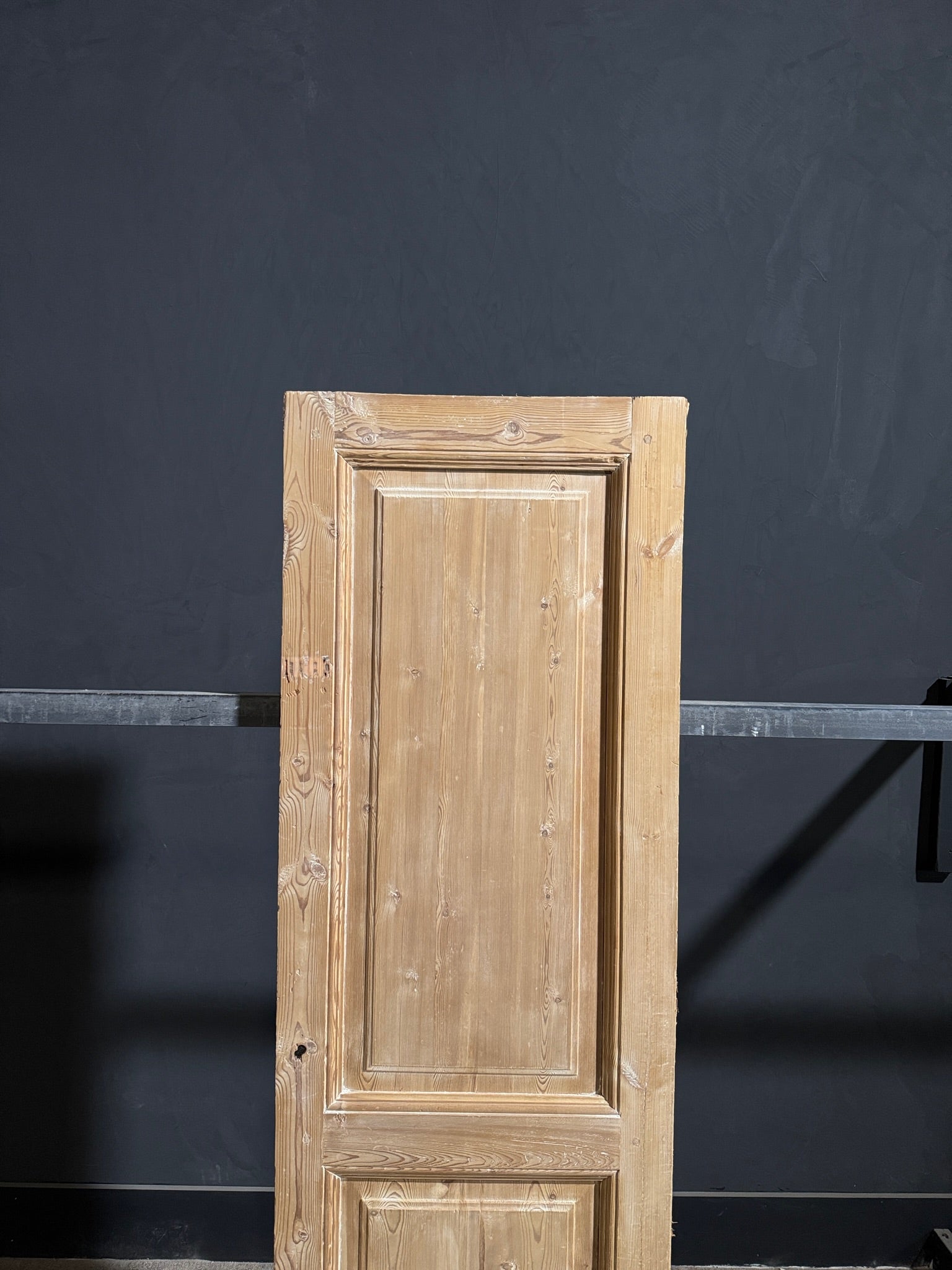 Antique 2 Panel Solid Single Door - 23.75x78 - N249