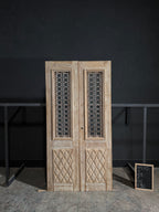 Antique Iron French Doors - 44.75x89 - N96