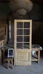 Antique Glass 8 Lite Door - 32x83.5 - L657