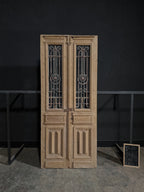 Antique Iron French Doors - 43.25x101.5 - N282