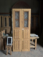 Antique Iron French Double Doors - 36.25x89.25 J42