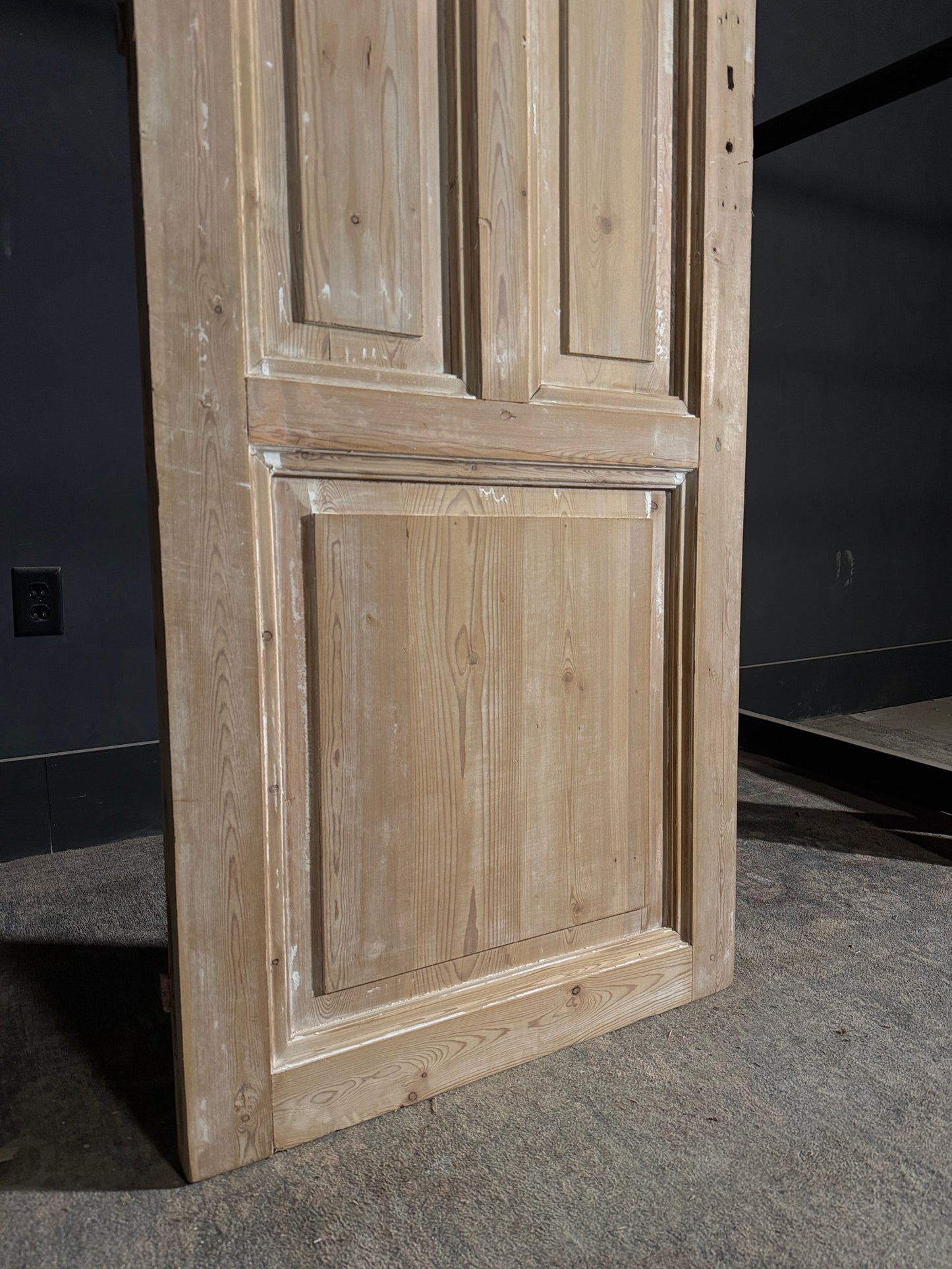 Antique 3 Panel Solid Single Door - 28x84.25 - N461