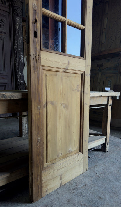 10 Lite Antique Glass Single Door - 25x98.5 K491