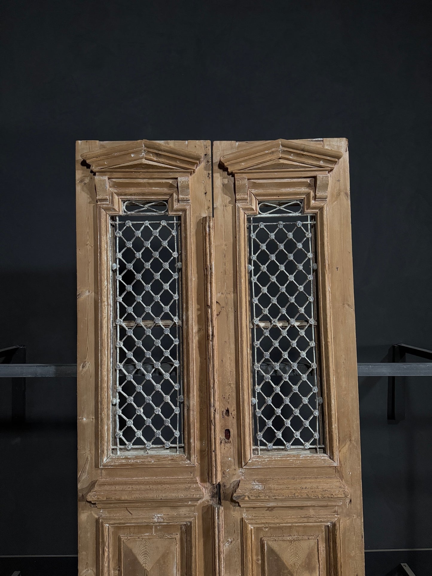 Antique Iron French Doors - 47x98.75 - N320