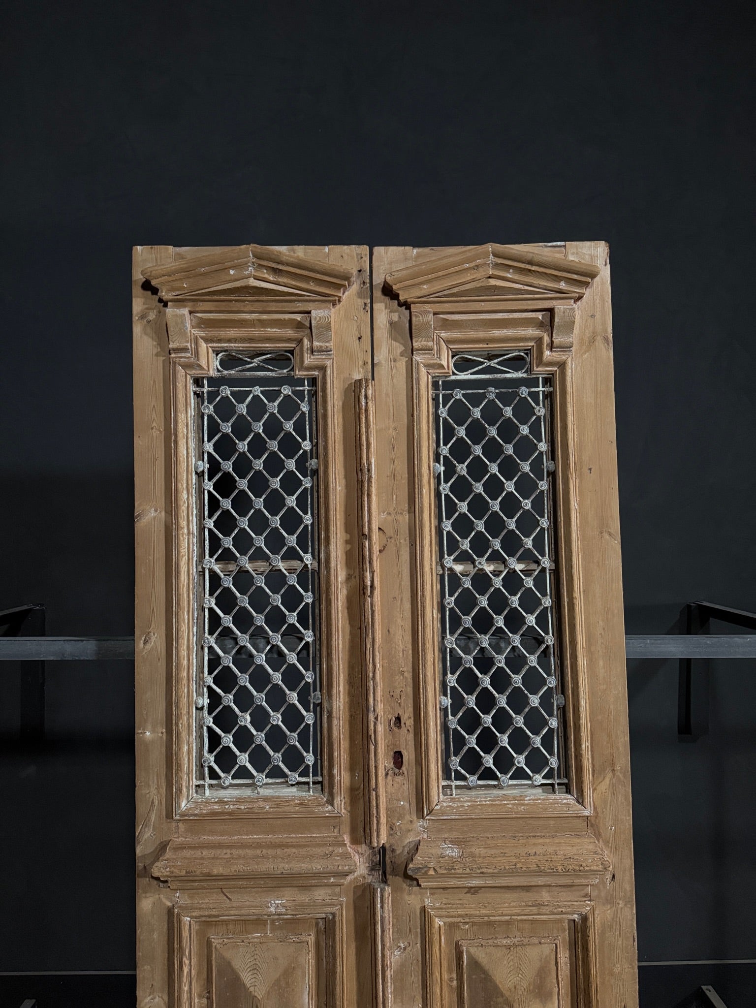 Antique Iron French Doors - 47x98.75 - N320