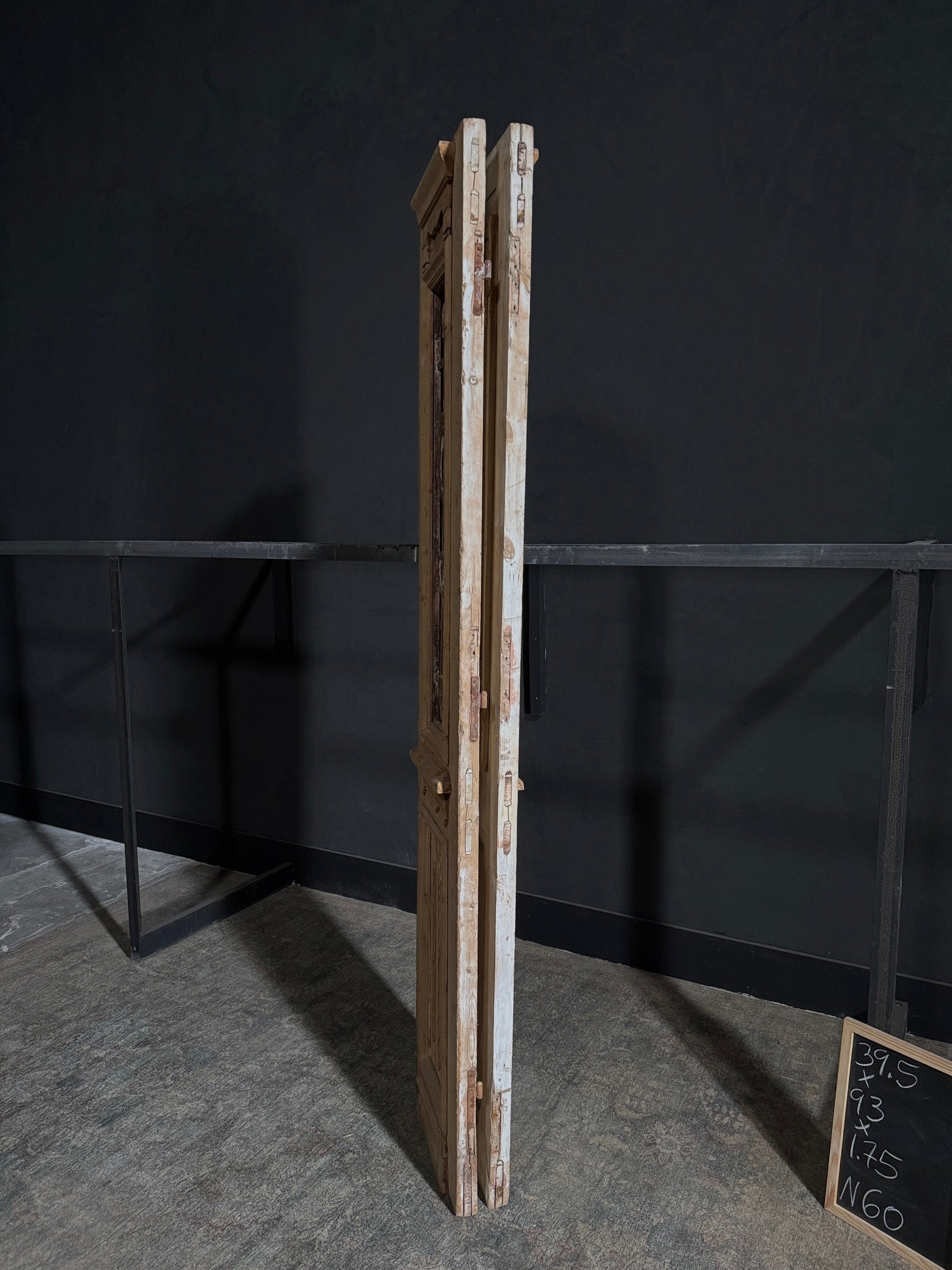 Antique Iron French Doors - 39.5x93 - N60