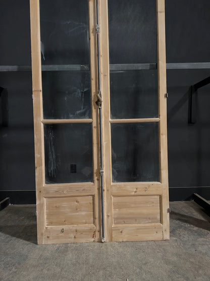 Antique Solid Double Doors - 44.25x92 - N315