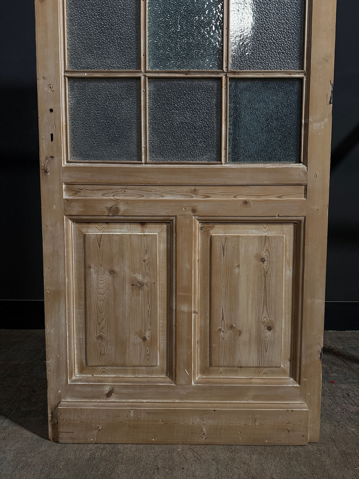 Antique Textured Glass Raised Panel Entry Door - 36x82.5 - N766