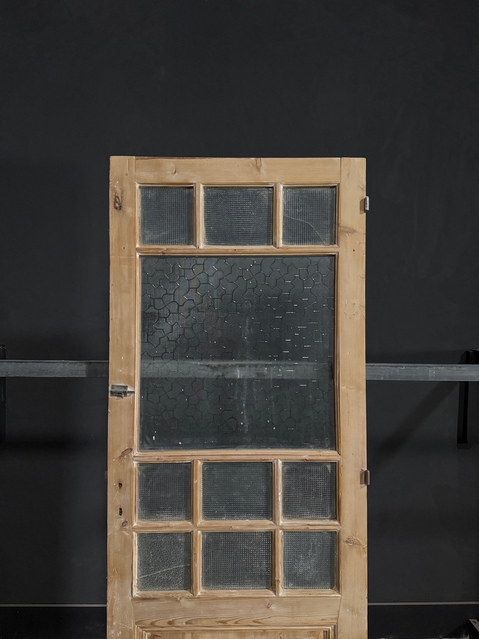 Antique Glass Single Door - 32.25x86 - N353