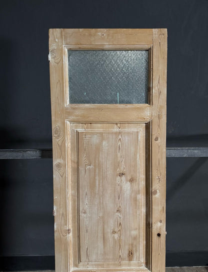 Antique Obscured Glass 1 Lite Single Door - 25.75x86.25 - N634