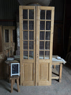 20 Lite Fluted Antique Glass French Doors - 40.5x96.5 J470