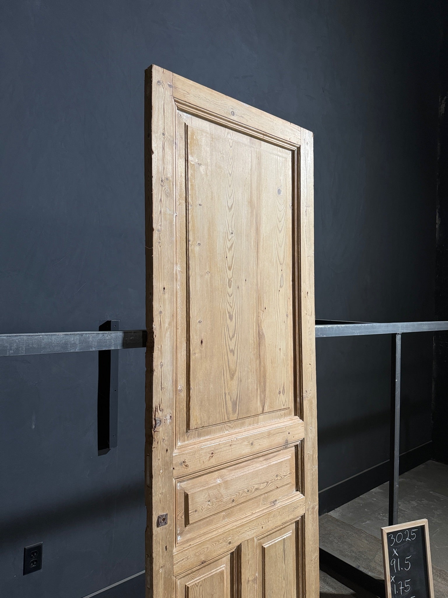 Antique 4 Panel Solid Single Door - 30.25x91.5 - N185