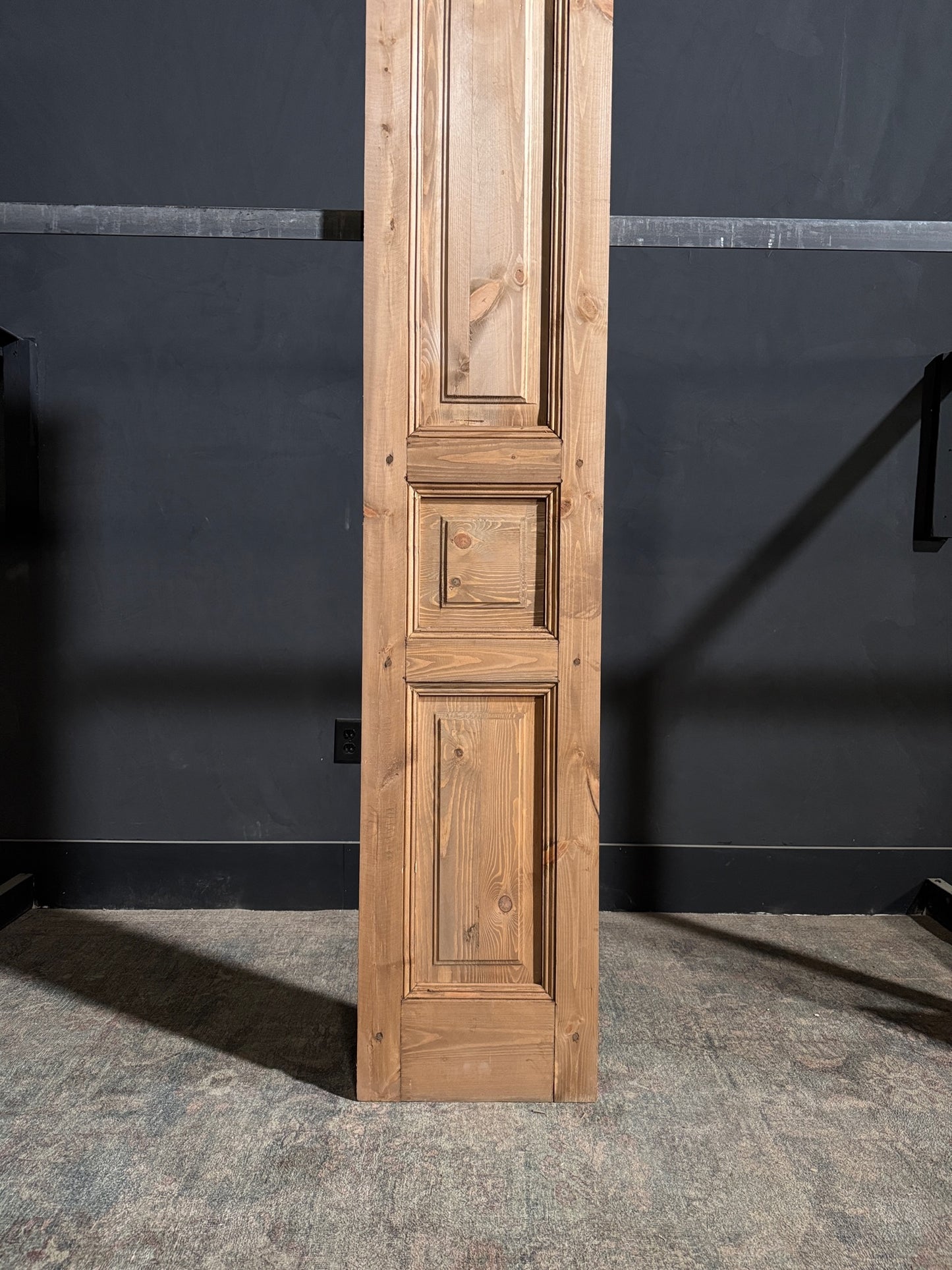 Handcrafted 3 Panel Solid Single Door - 16x80 - N195