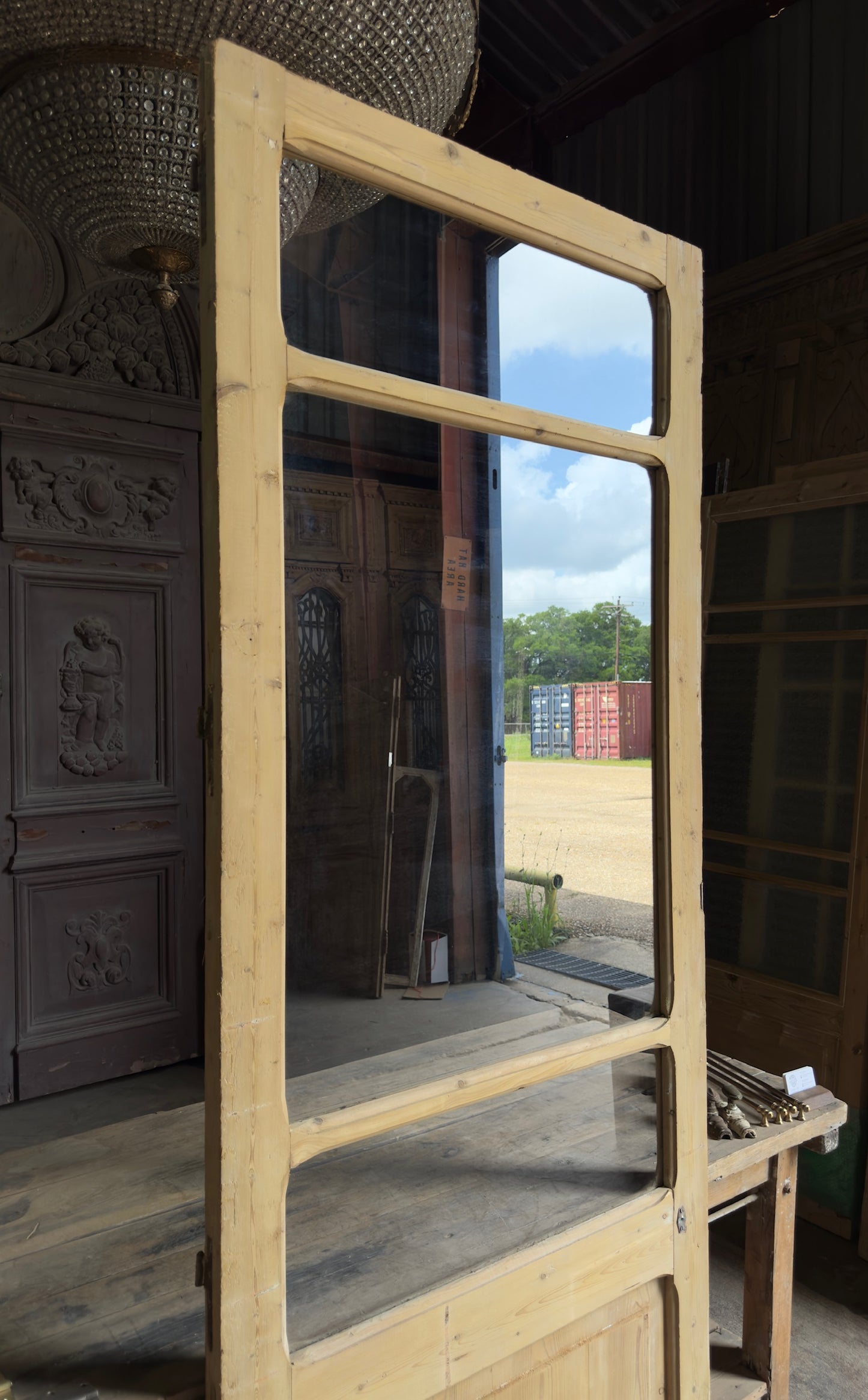 Antique Glass 2 Lite Door - 36x96 - L634
