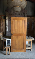 Antique French Solid Single Door - 36x79 - L440