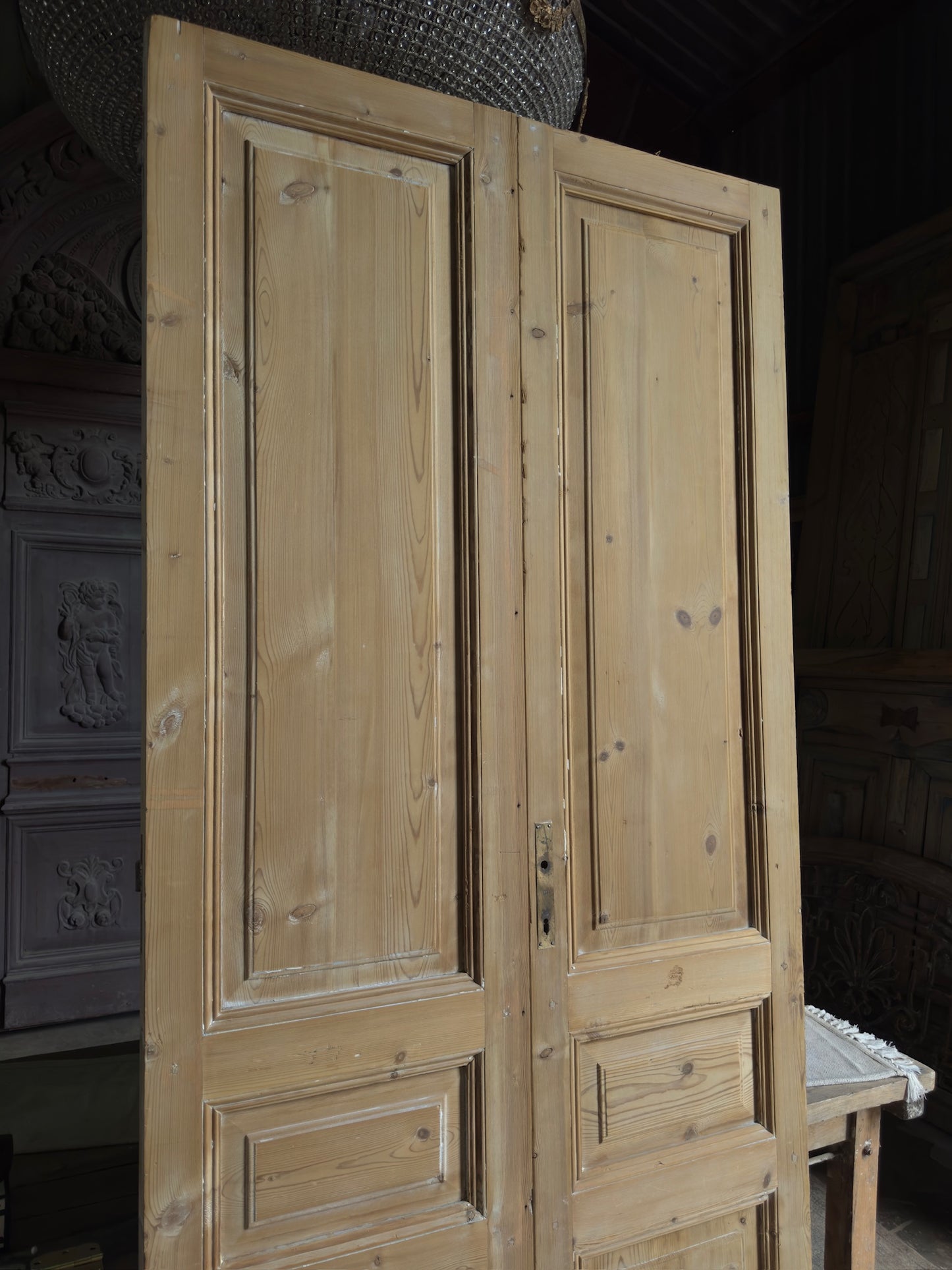 Solid French Antique Doors - 45x100 J515