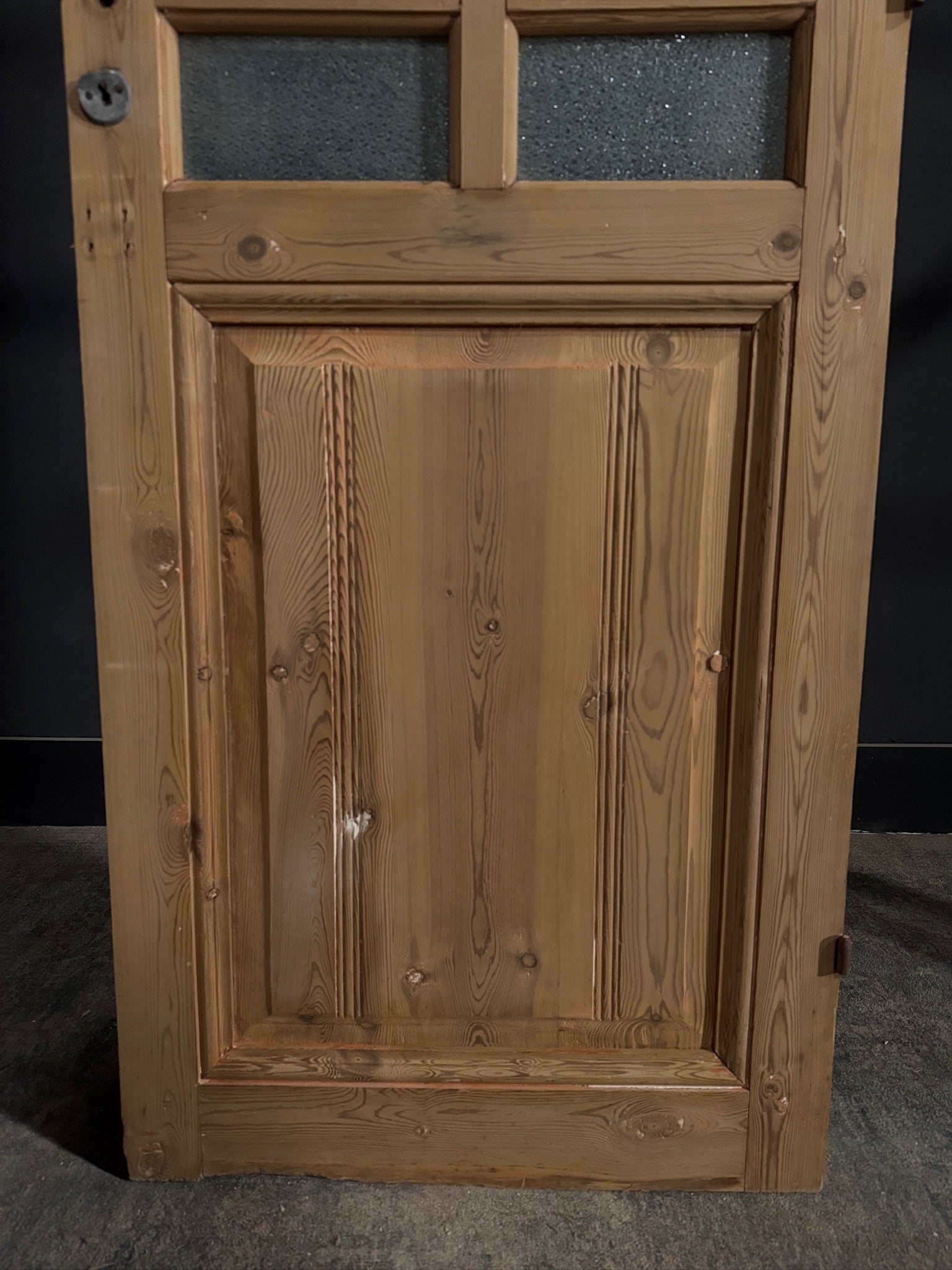Antique Obscured Glass 6 Lite Single Door - 28.25x84.5 - N407