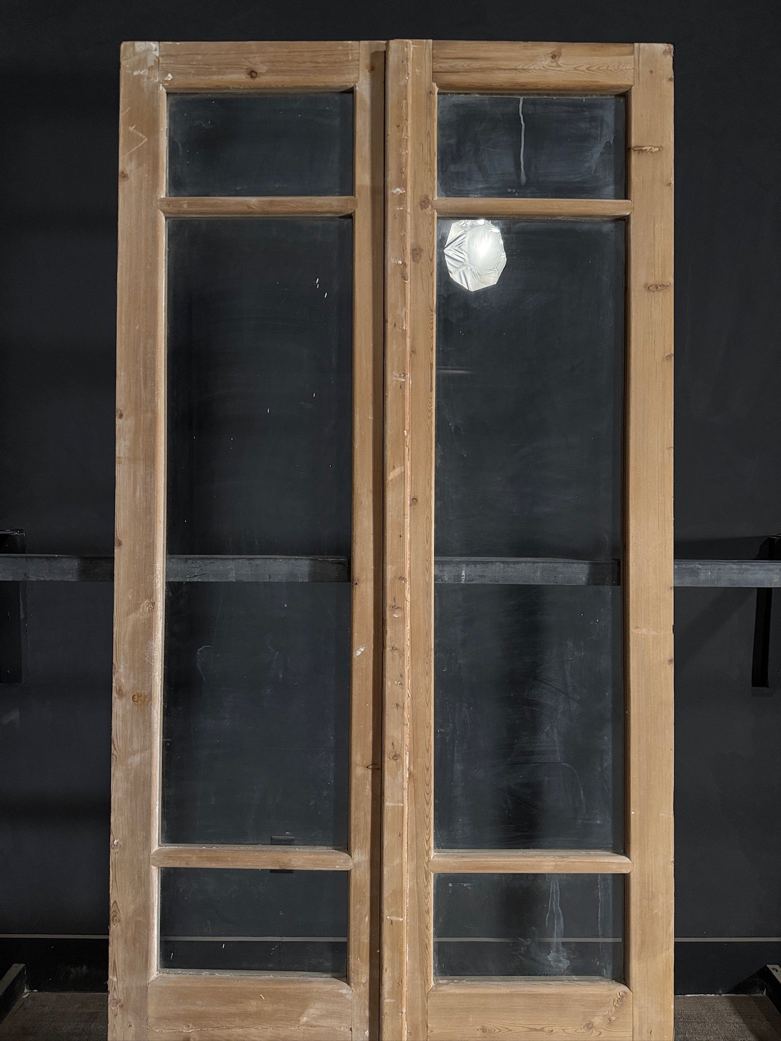 Antique Glass French Doors - 44x100.5 - N486